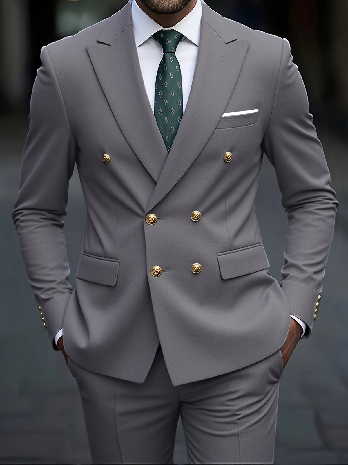 Julius | Double-Breasted Tailored Suit Image