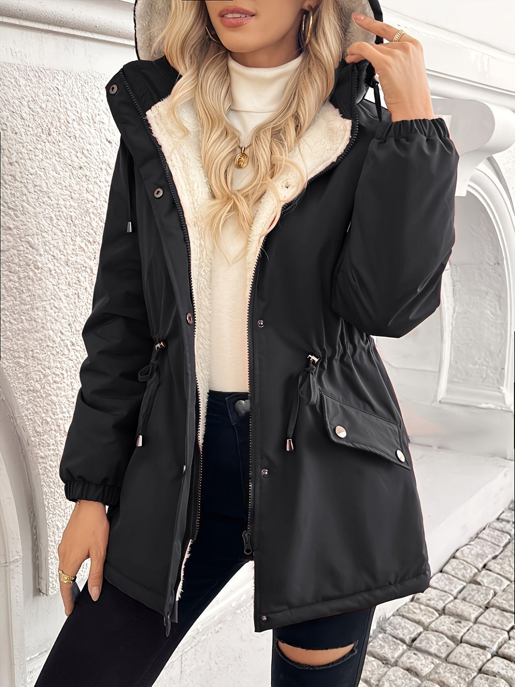 Aubrey | Cozy Hooded Jacket