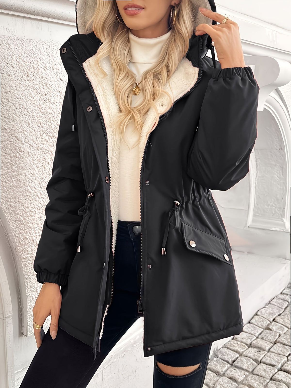 Aubrey | Cozy Hooded Jacket Image