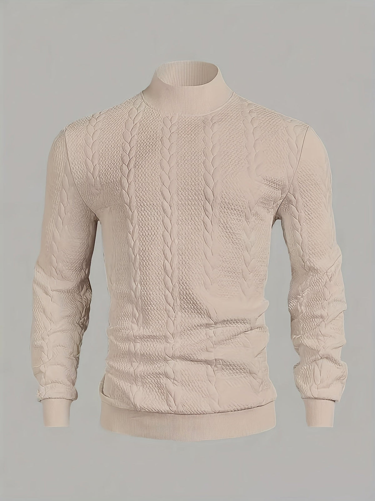 Merritt | Textured High-Neck Sweatshirt Image