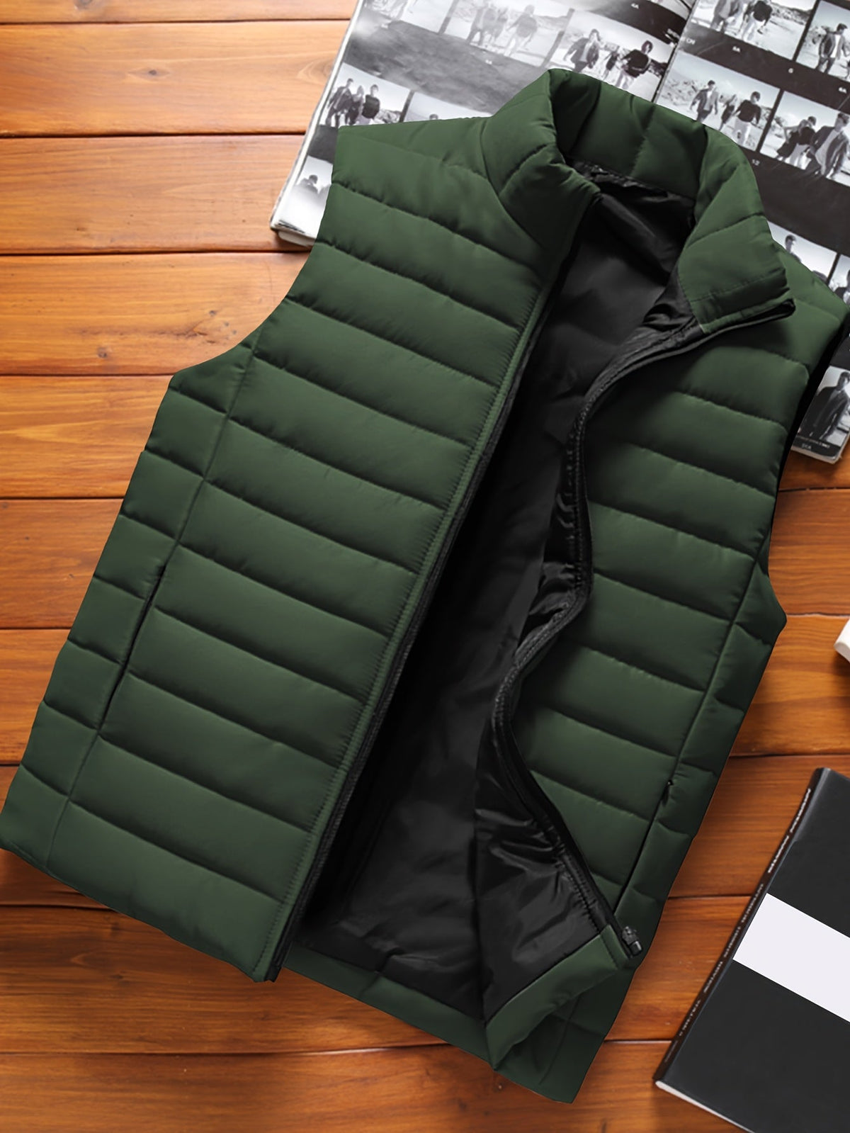 Donovan | Quilted Stand-Collar Vest Image