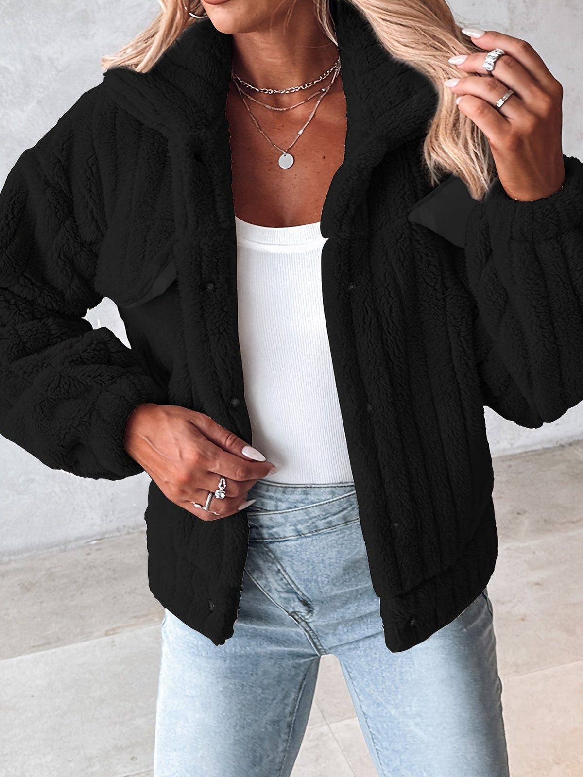 Maribel | Cozy Textured Jacket Image