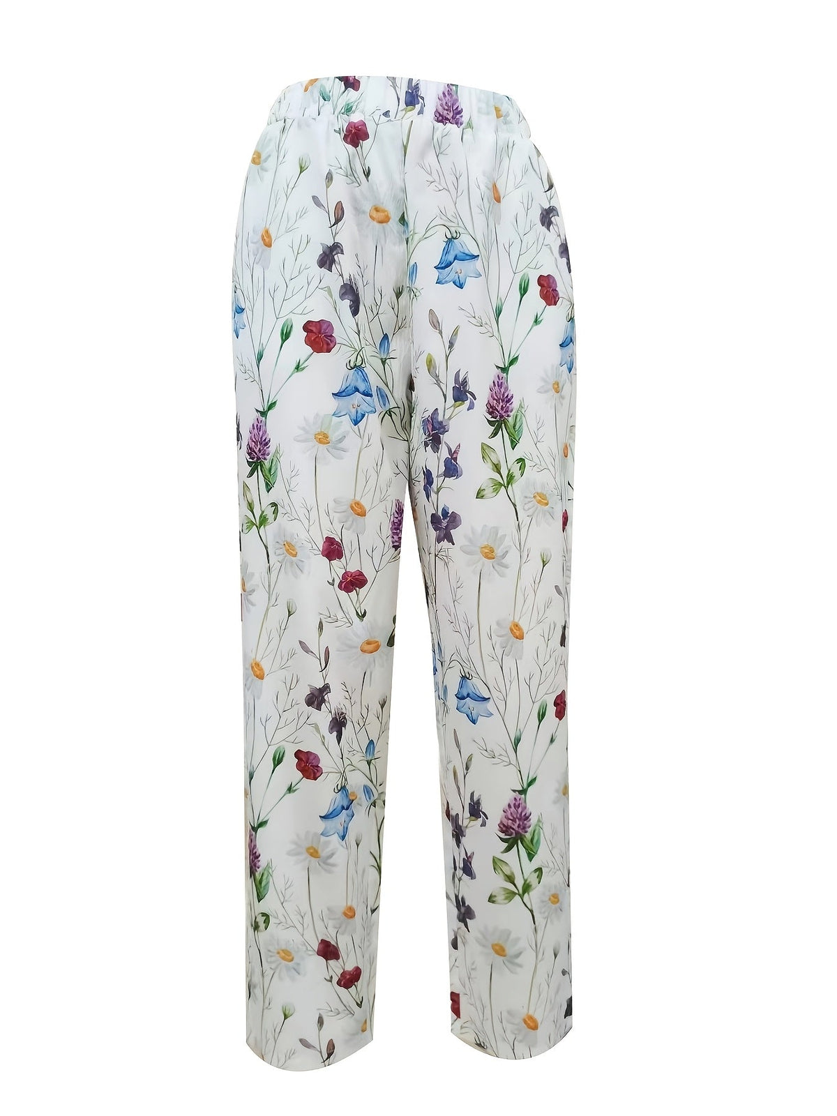 Cecilia | Wildflower Print Tapered Pants Image