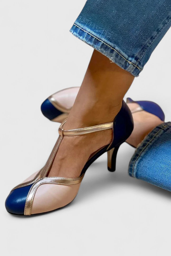 Veronica | Classic T-Strap Closed Toe Heel Image