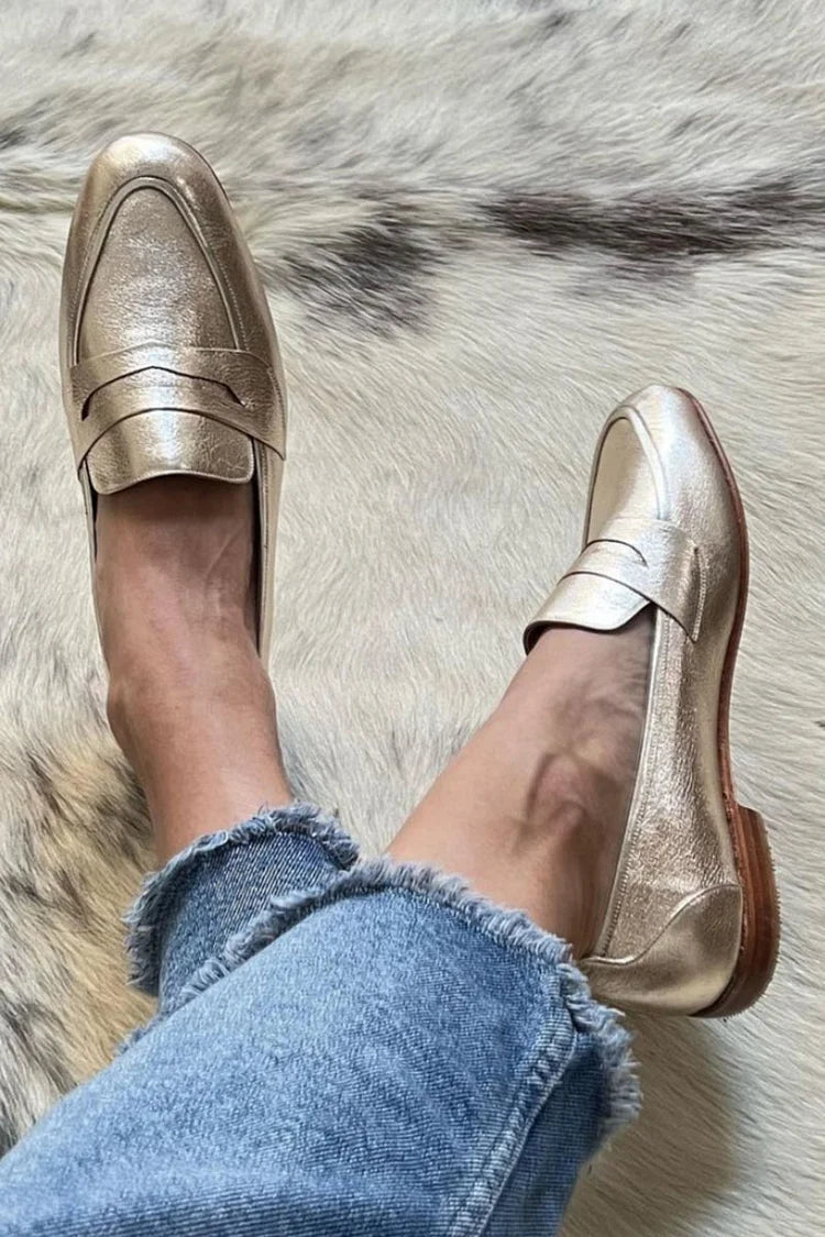 Madison | Shiny Light Premium Loafer Image