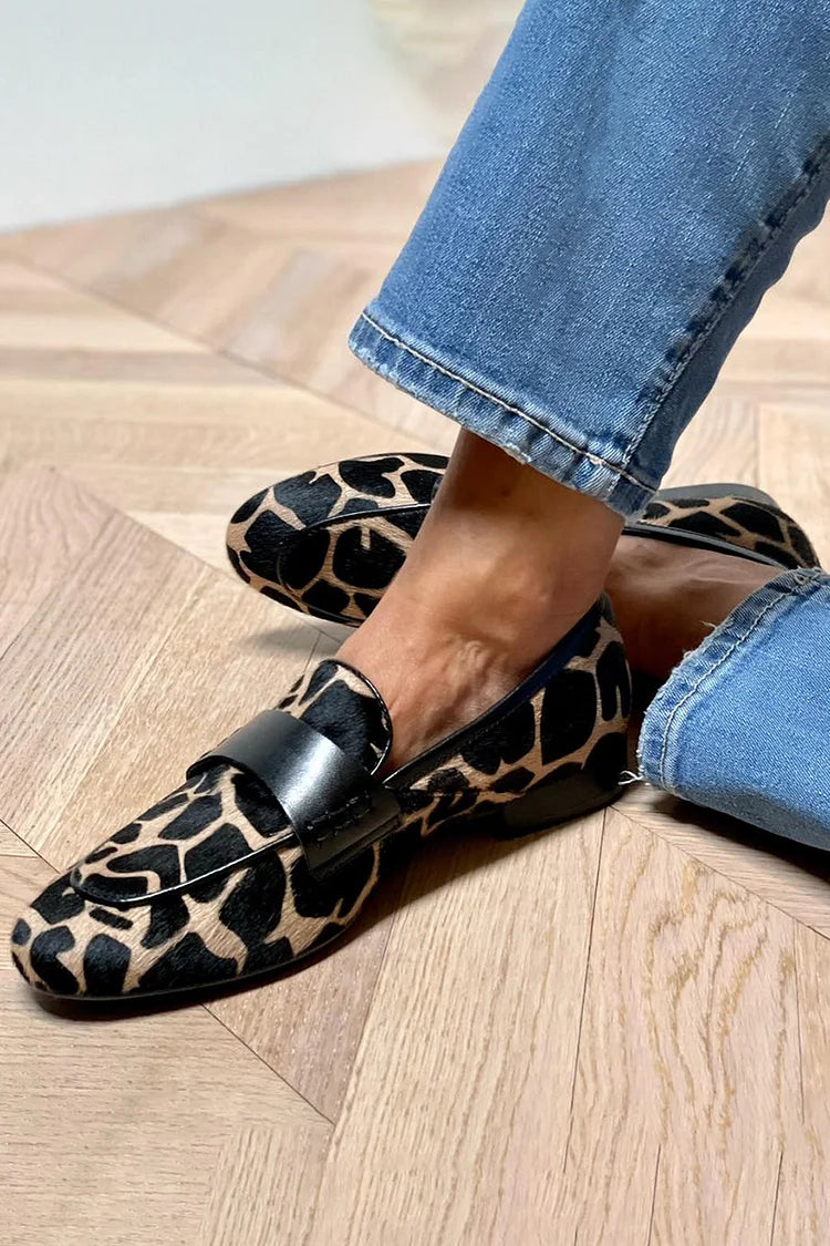 Myrtle | Elegant Animal Print Loafer Image