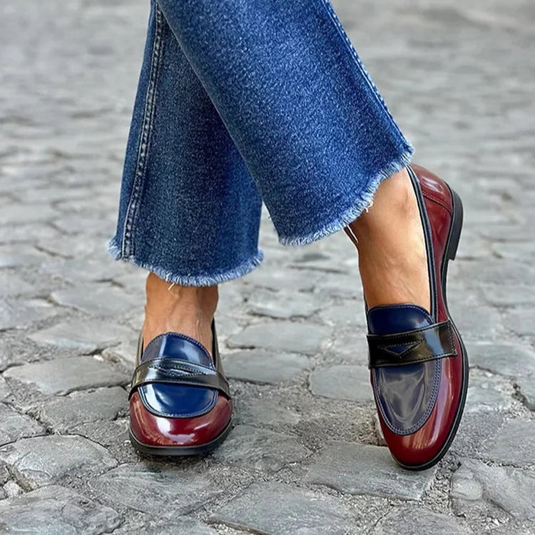 Emerson | Elegant Shiny Multicolor Loafer Image