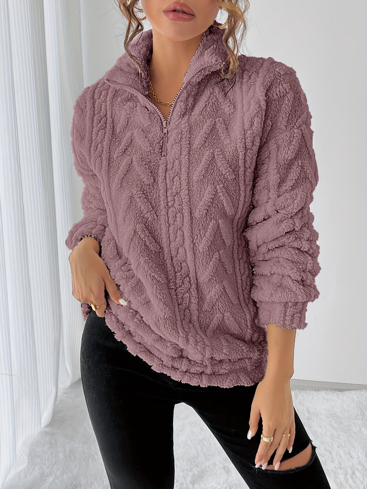 Kristen | Cozy Textured Pullover Image