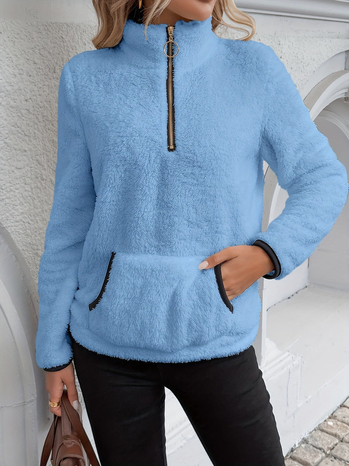 Paige | Cozy Half-Zip Pullover Image