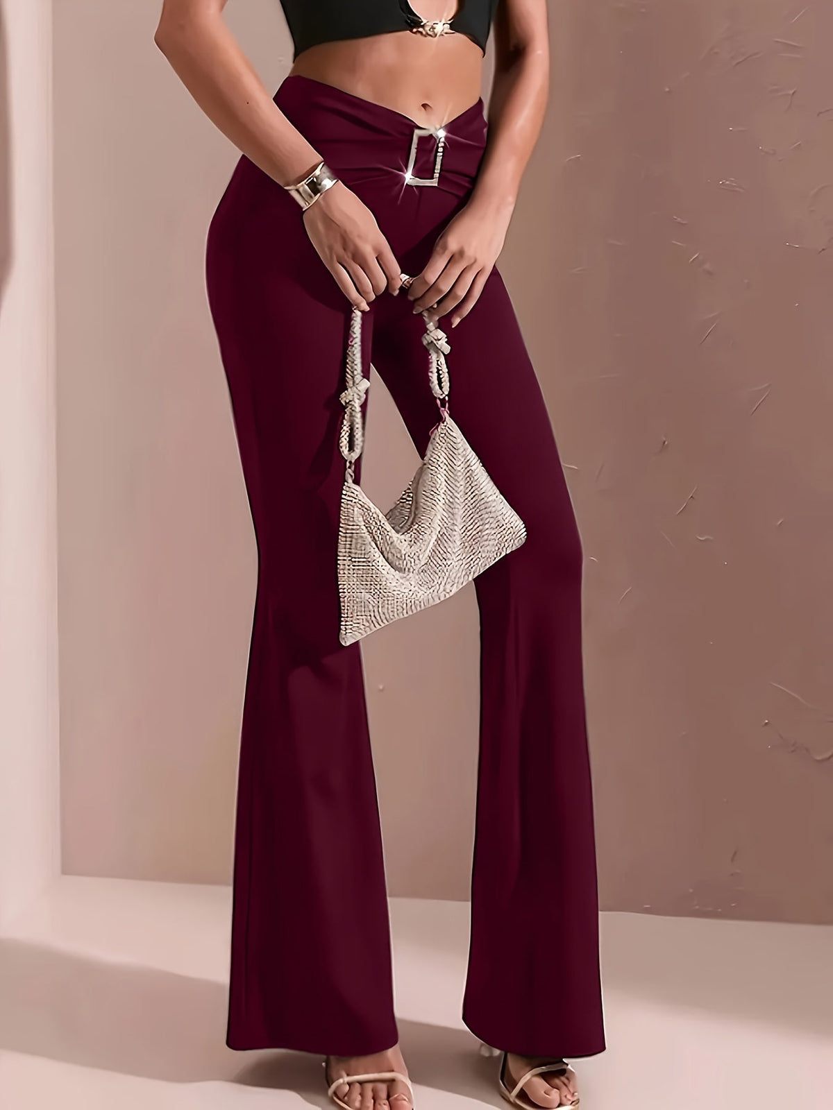 Rosemary | High-Waisted Flared Trousers Image