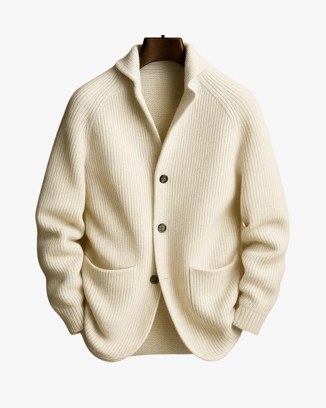 Elliot | Tailored Button-Front Knit Cardigan Image