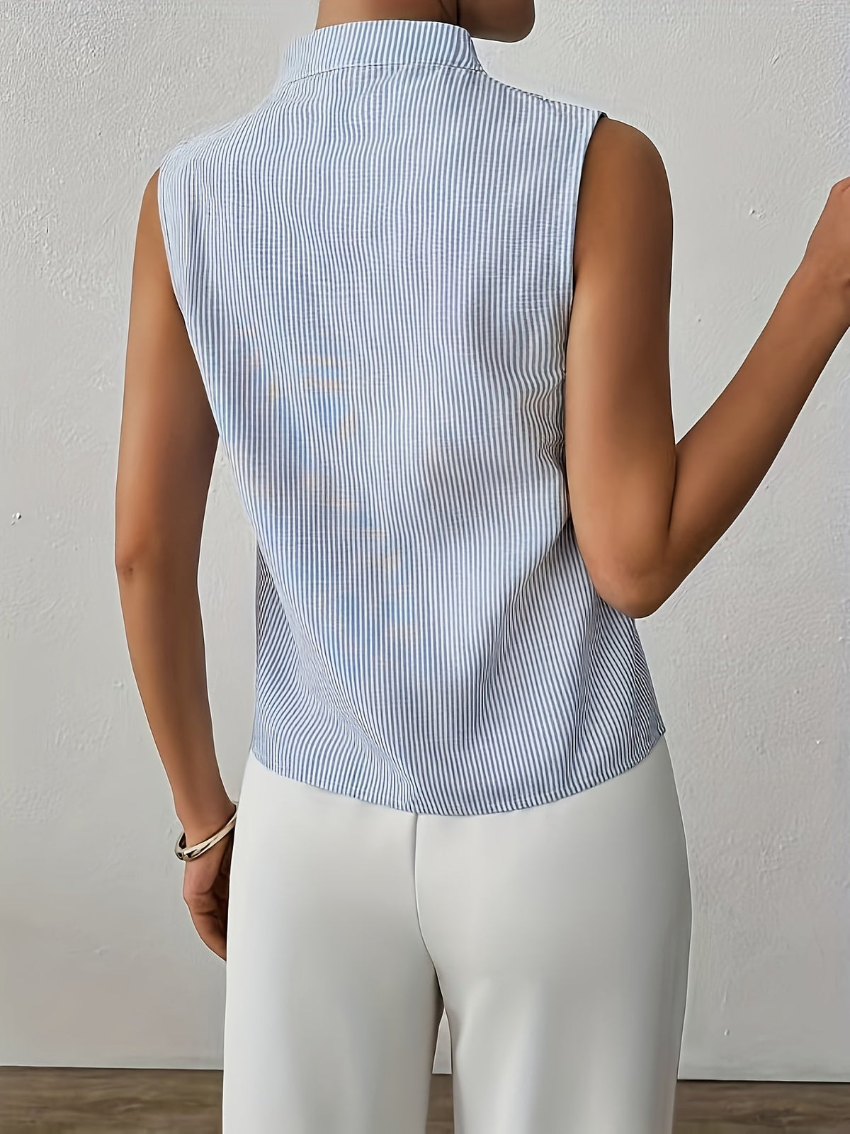 Adeline | Refined Sleeveless V-Neck Top Image