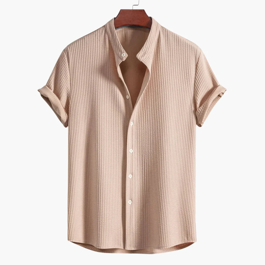 Cyrus | Refined Stand-Collar Shirt