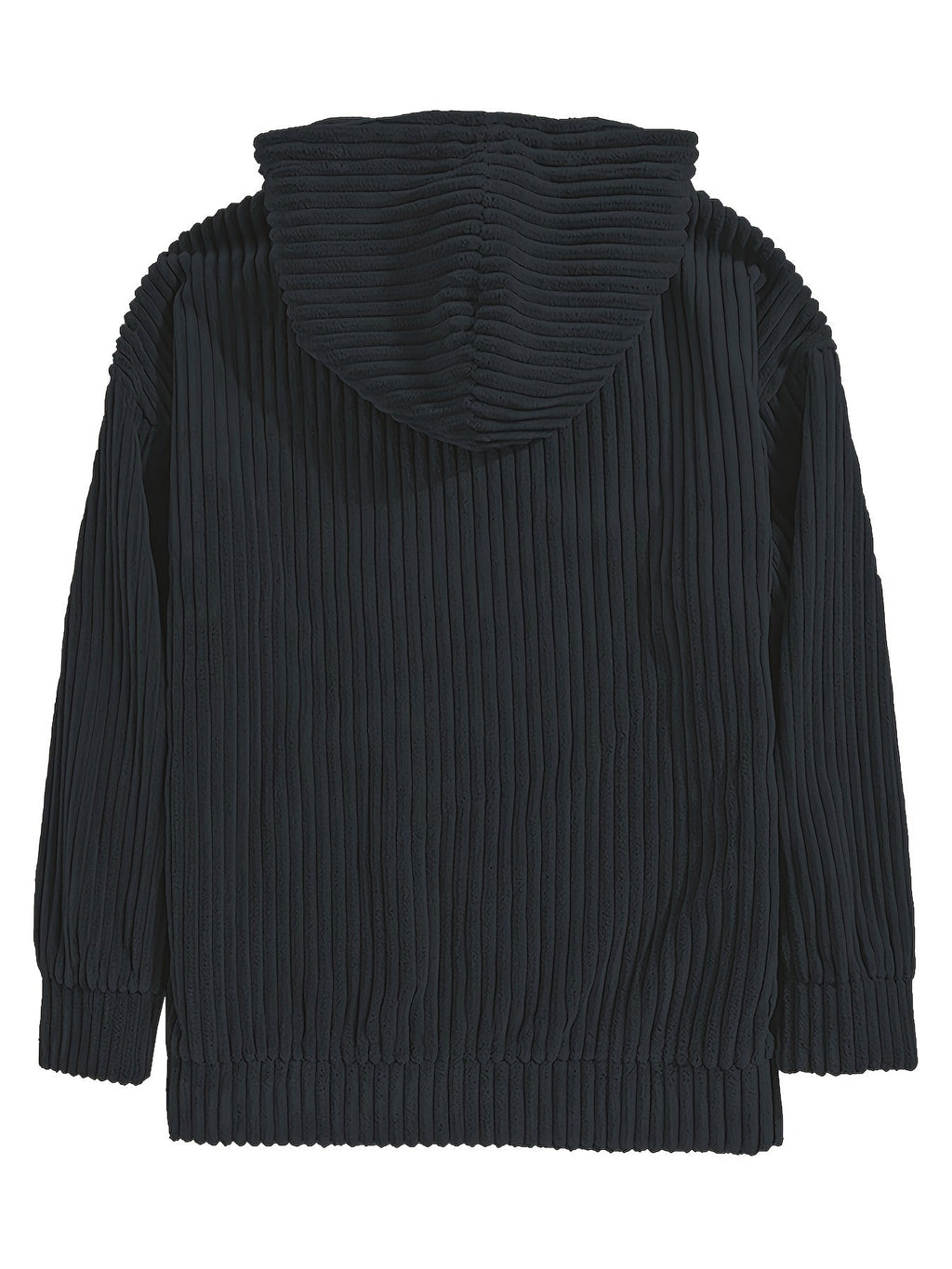 Sebastian | Ribbed Pullover Hoodie