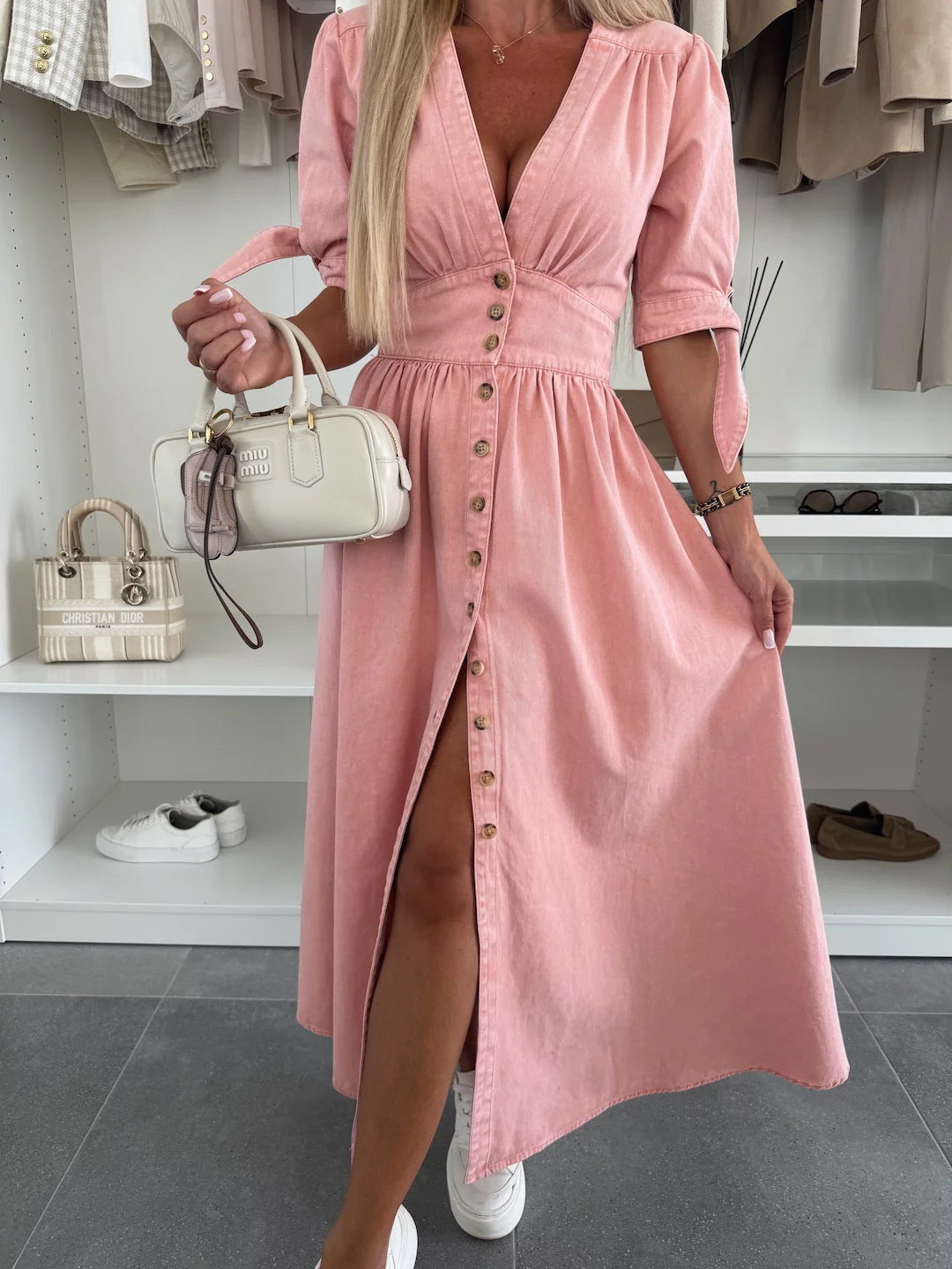 Queen | Sexy Denim Dress Image