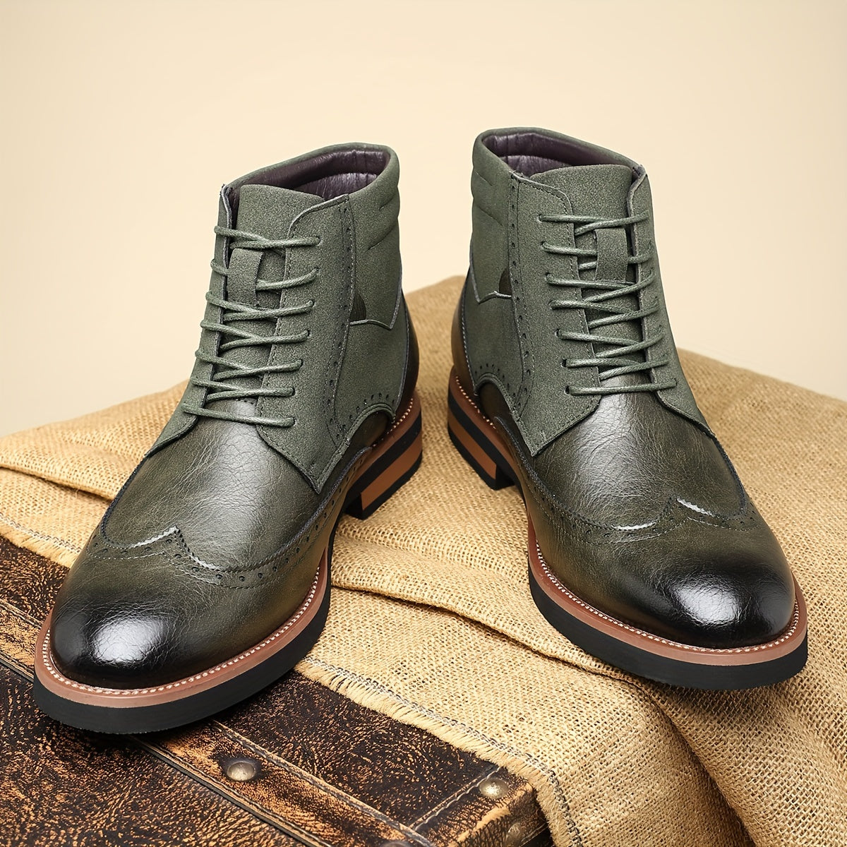 Roland | Classic Wingtip Ankle Boots Image
