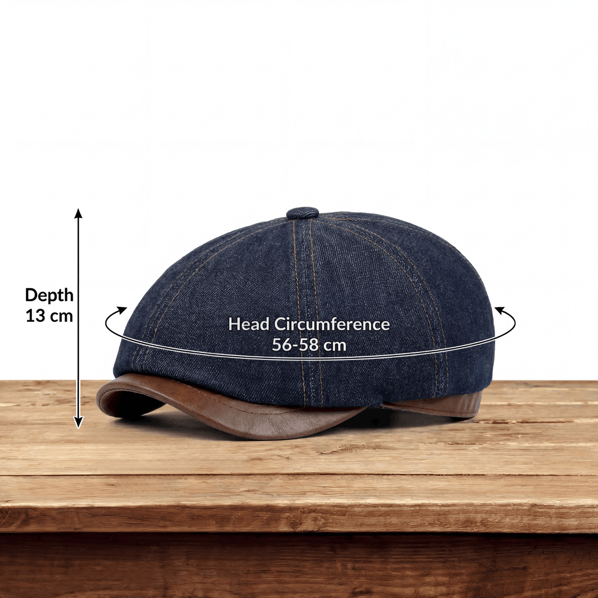 Miguel | Vintage Small Brim Cap