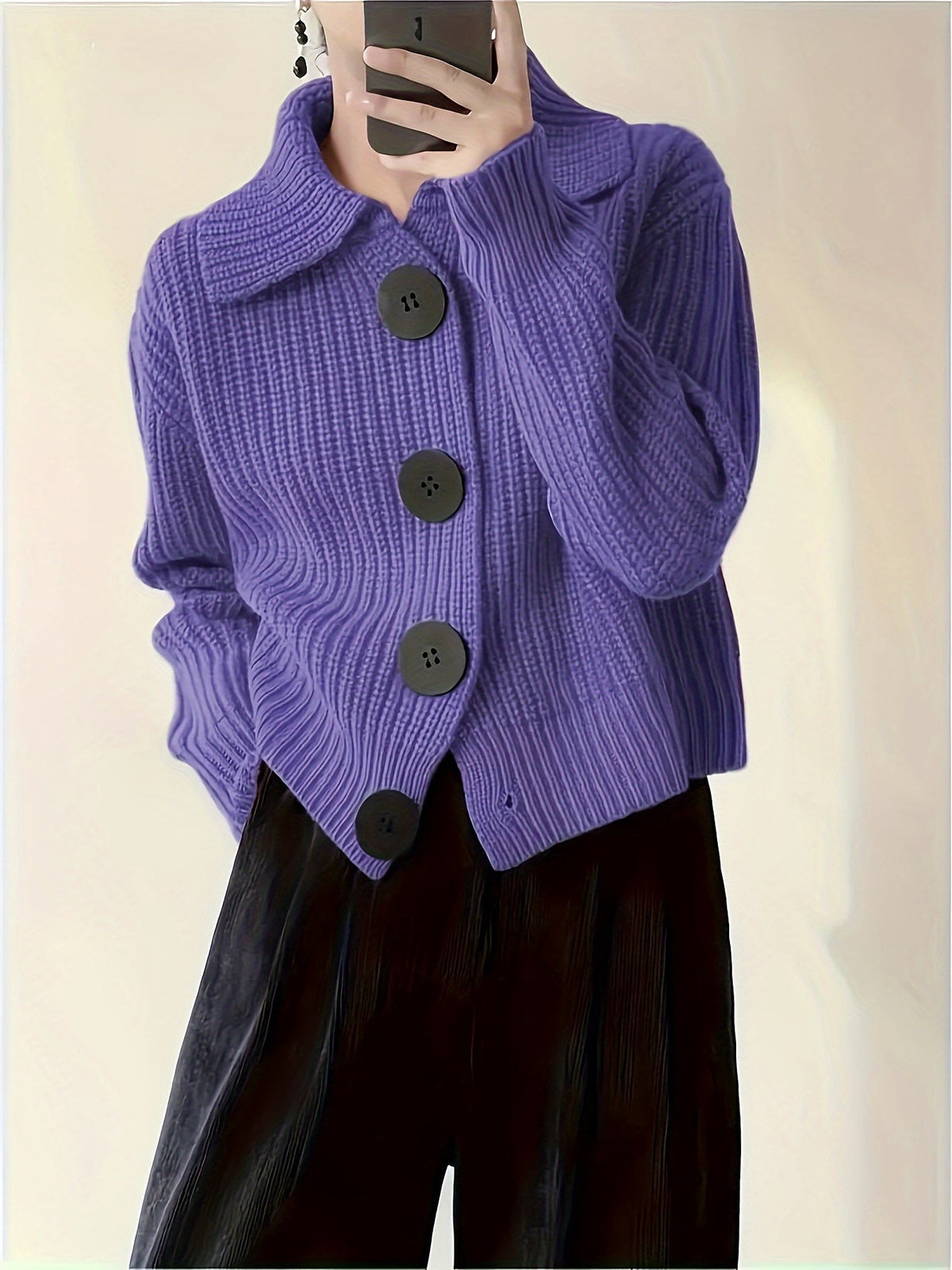 Eileen | Cozy Ribbed Knit Sweater Image