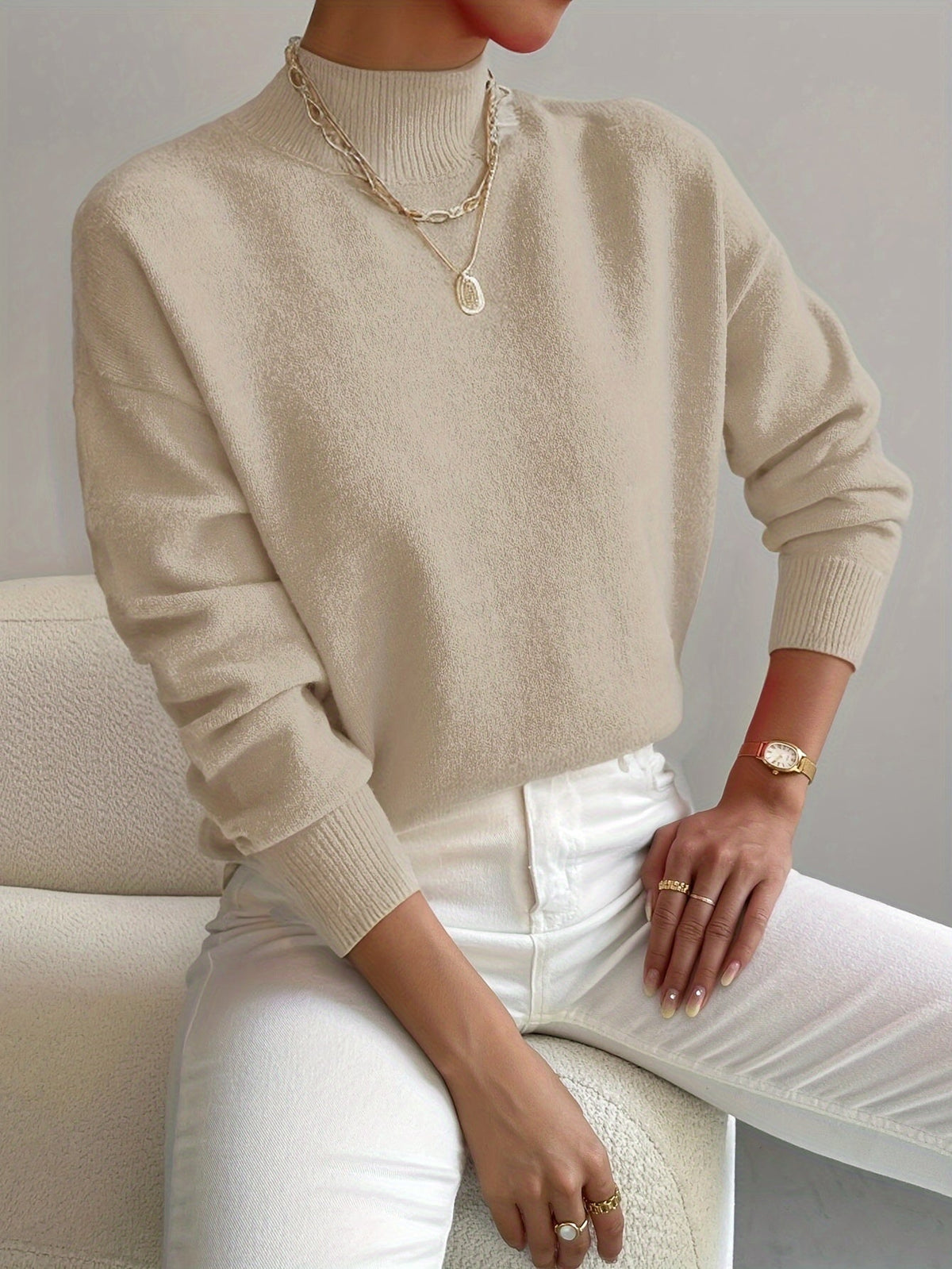 Lorelei | Refined Mock Neck Sweater