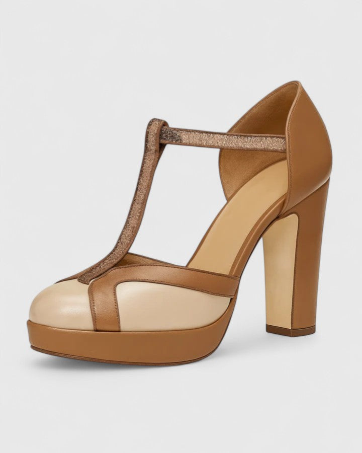 Nadia | Sophisticated Retro Close Toe Heels Image