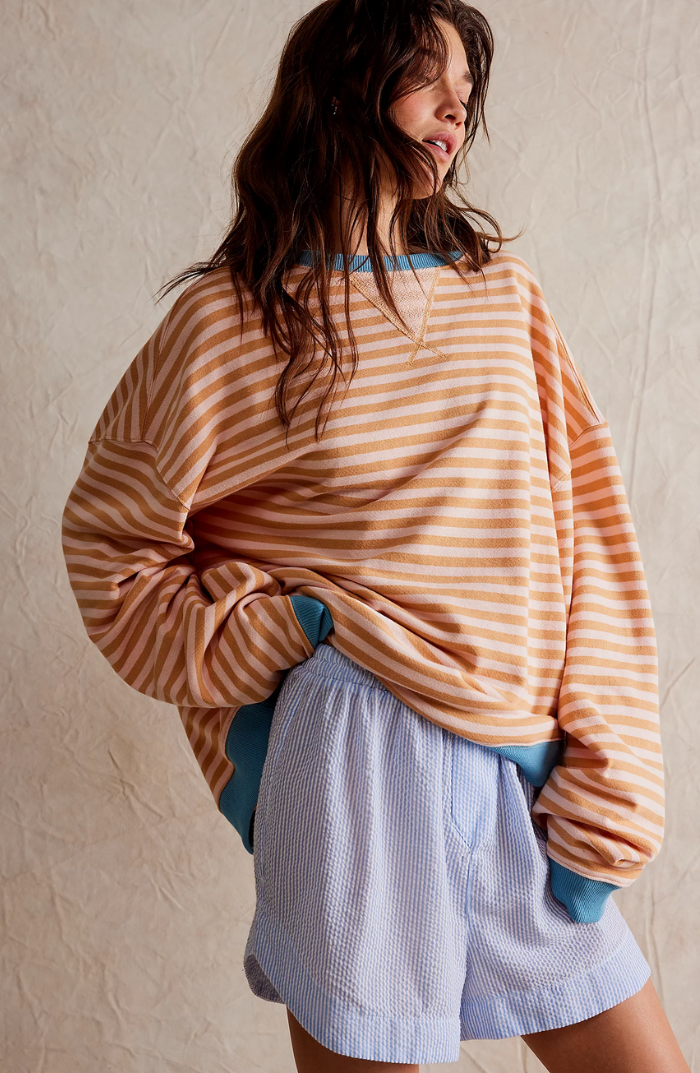 Paula | Striped Round-Neck Pullover Image