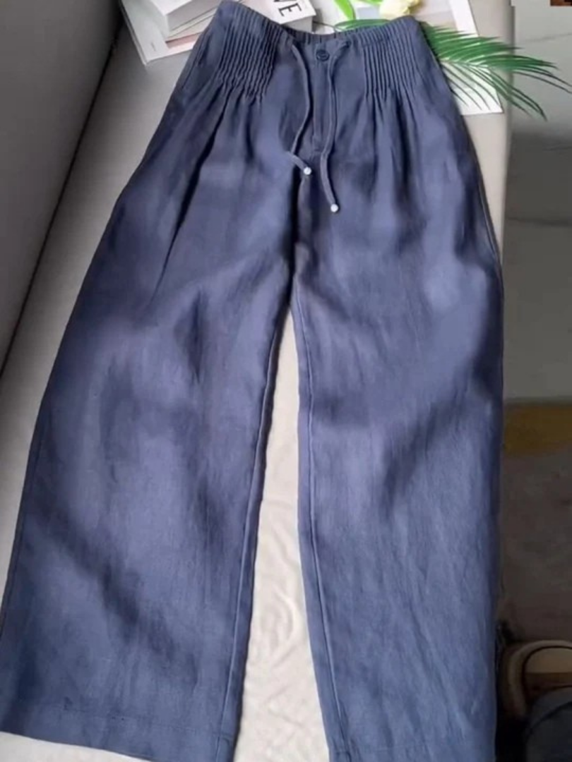 Camilla | Elegant Wide Leg Lace Pants Image
