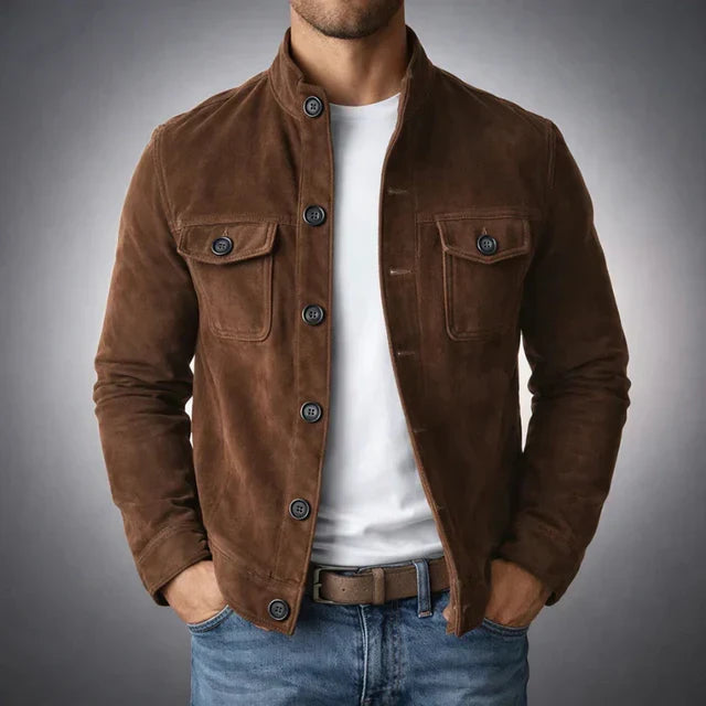 Jacob | Classic Pocket Suede Jacket Image