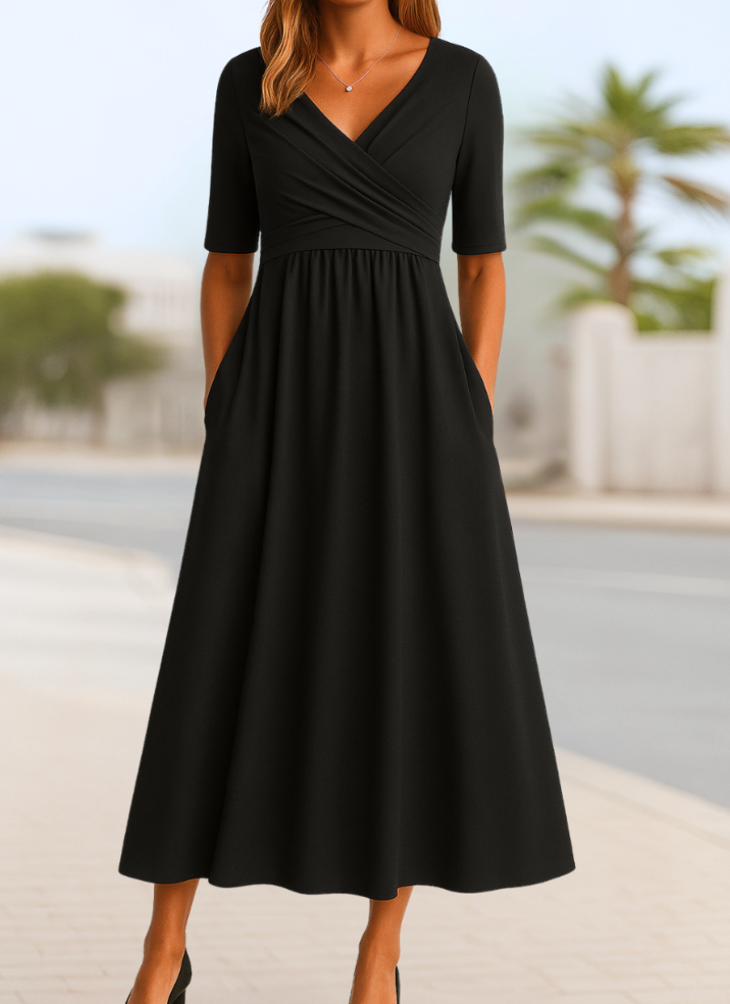 Monic | Stylish Crossover Dress Image