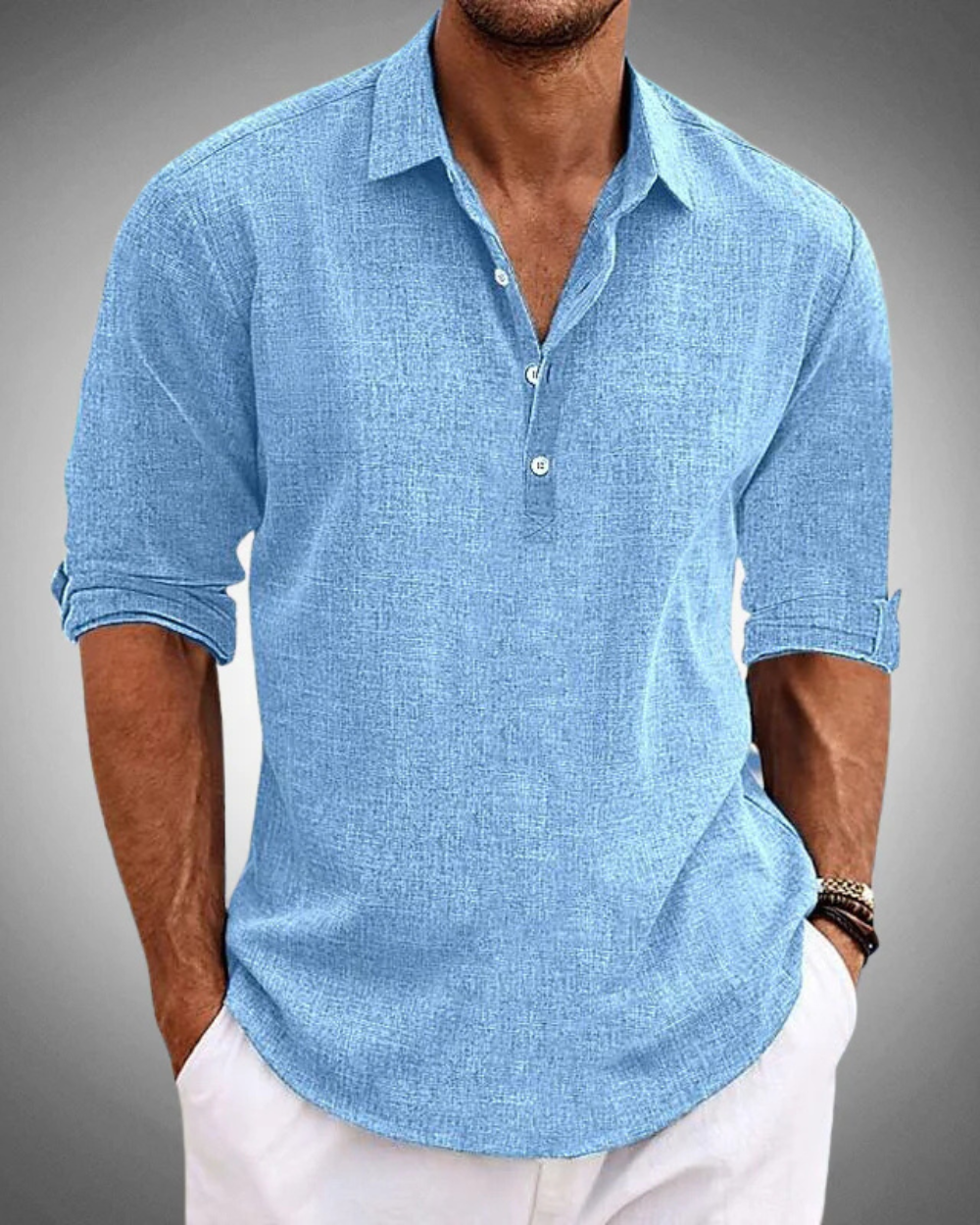 Caleb | Refined Button-Front Classic Shirt Image