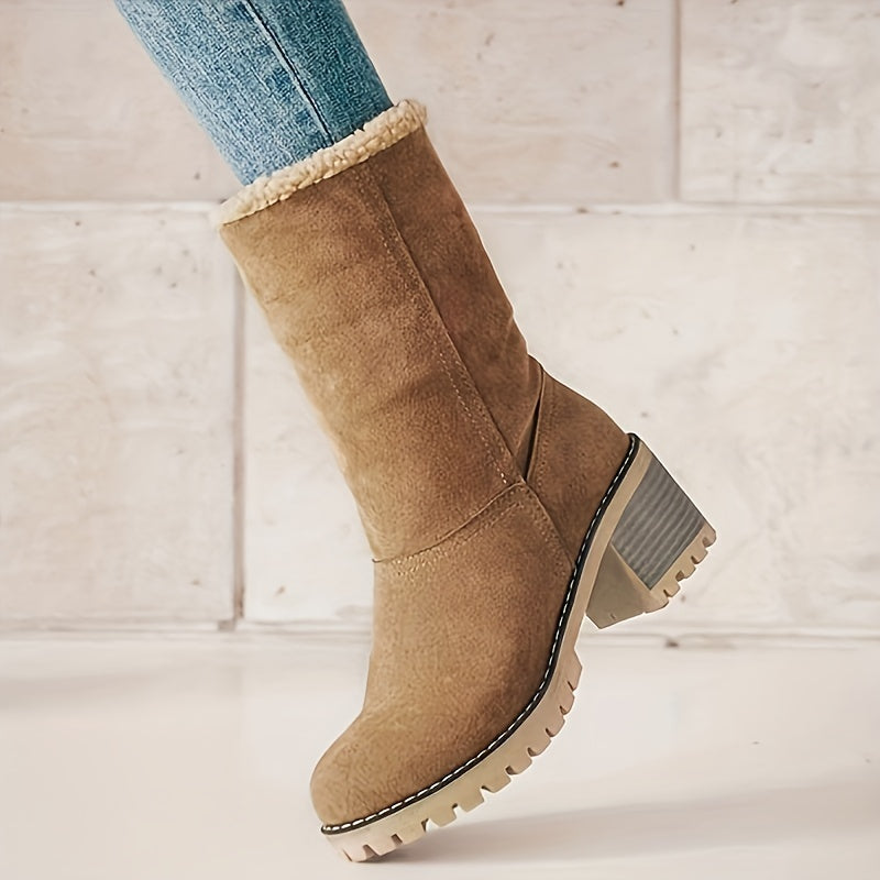 Eleanor | Cozy Cuffed Ankle Boots Image