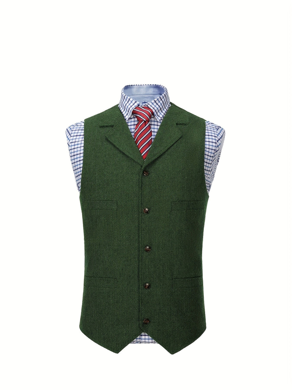 Colton | Heritage Herringbone Vest