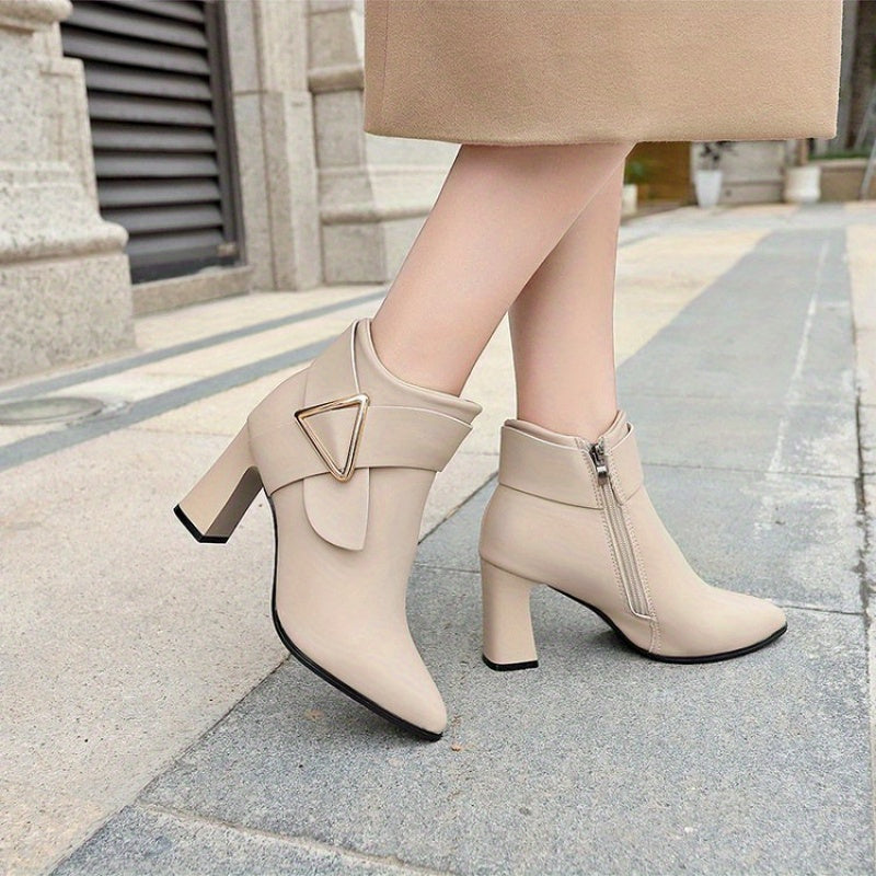 Nadine | Refined Pointed-Toe Ankle Boots Image