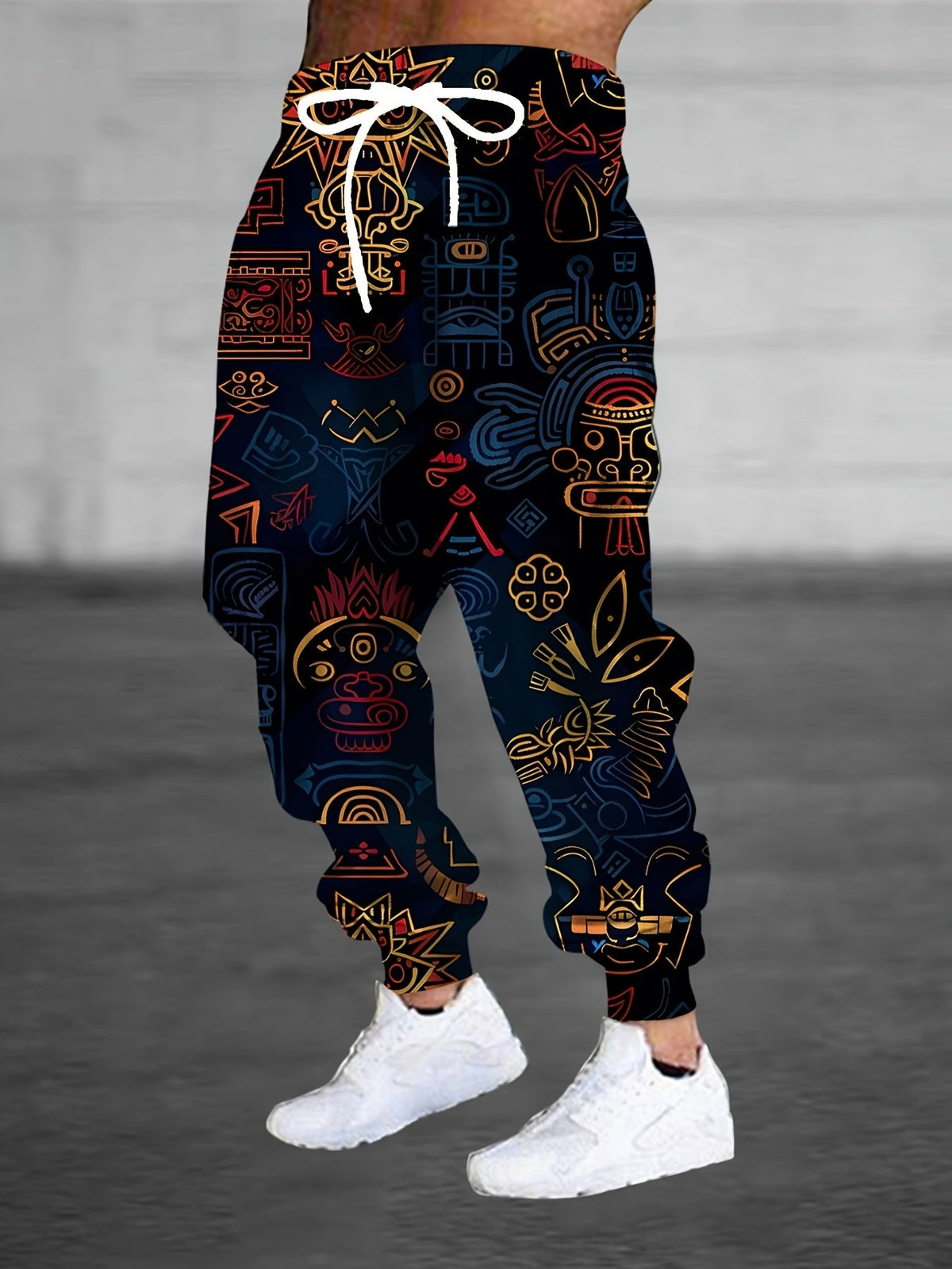 Wyatt | Bold Patterned Joggers Image