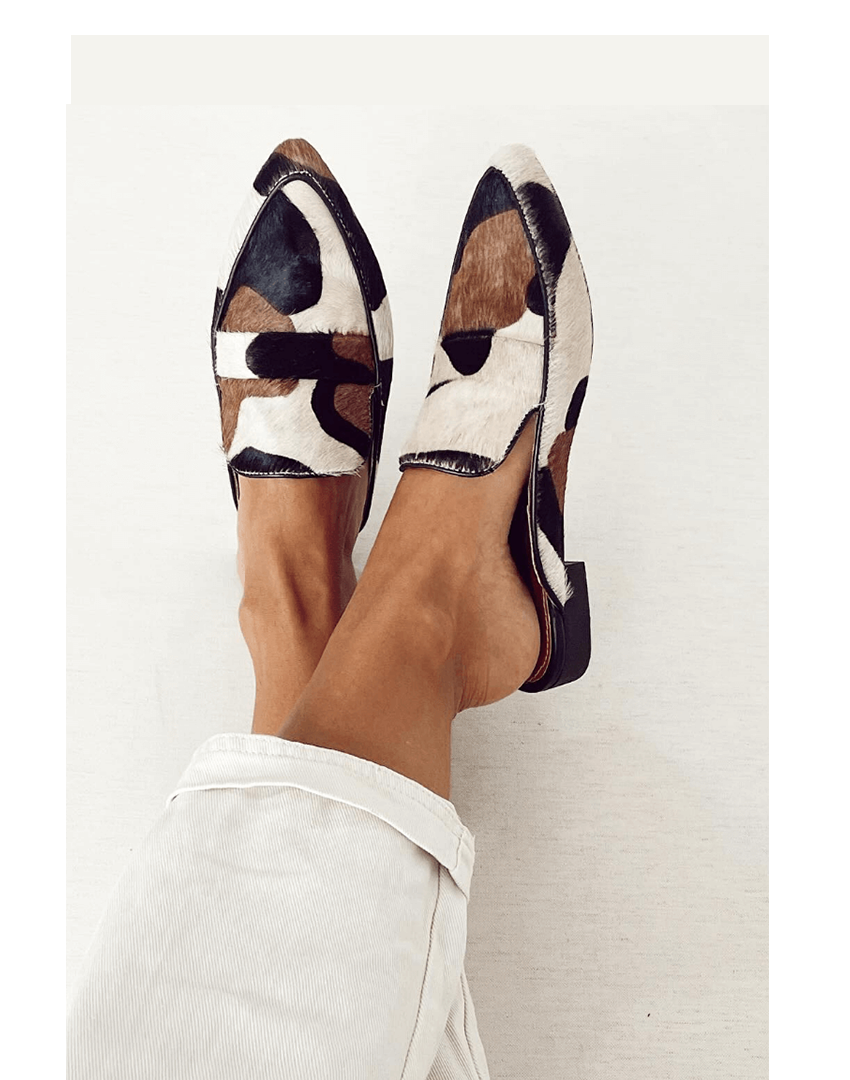 Samantha | Chic Patterned Comfort Loafers Image