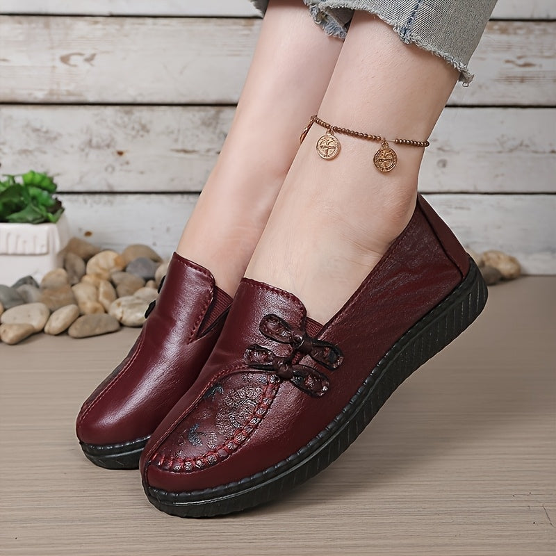 Geraldine | Cushioned Slip-On Loafers Image