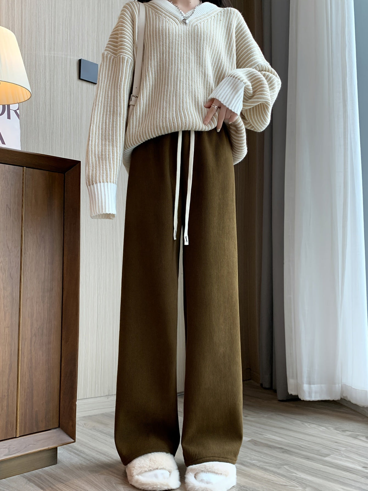 Ruth | Cozy Wide-Leg Lounge Pants Image