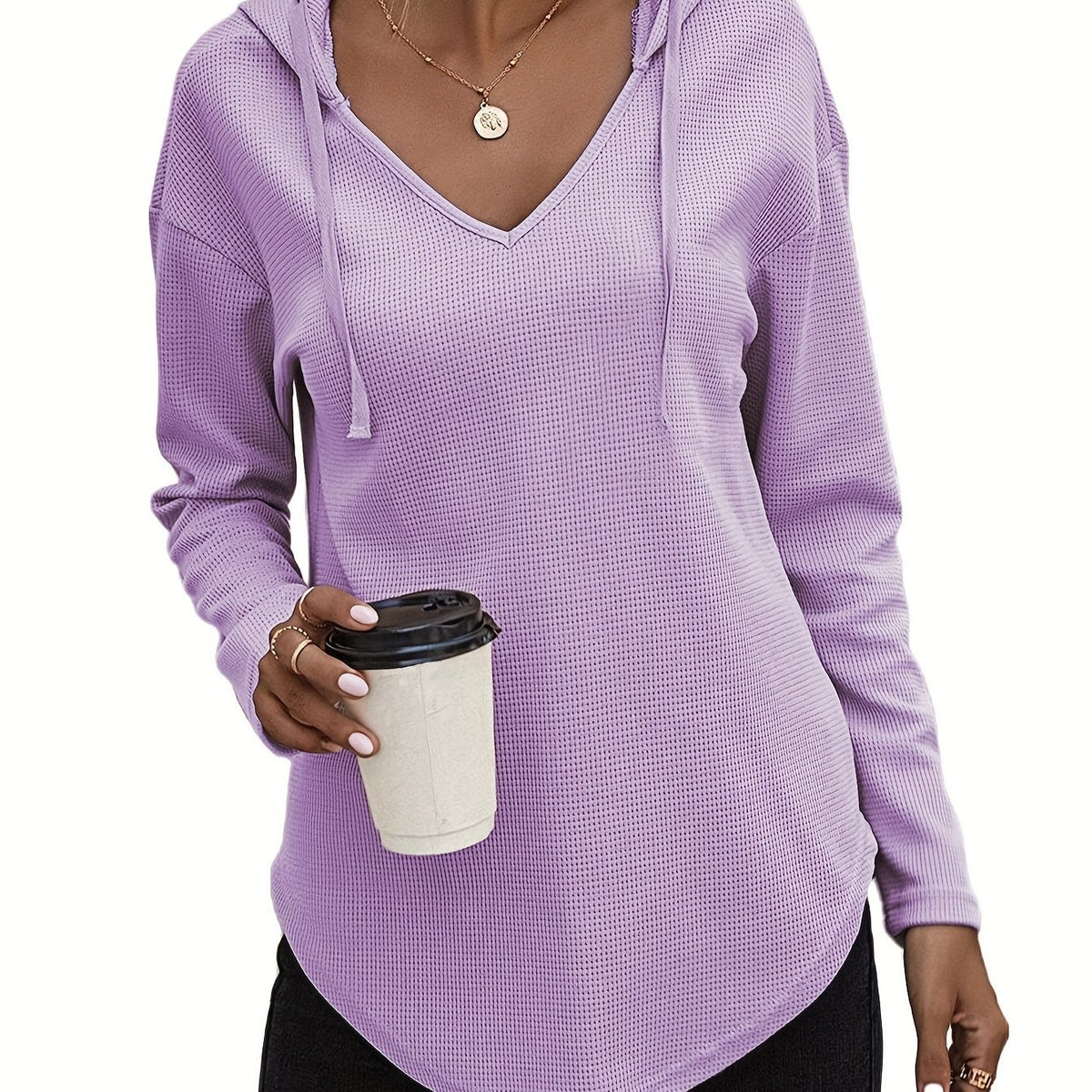 Kendra | Relaxed V-Neck Hoodie