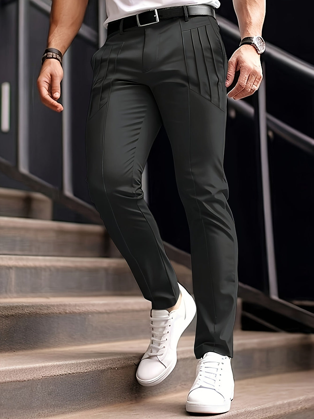 Landon | Tailored Slim-Fit Pants Image