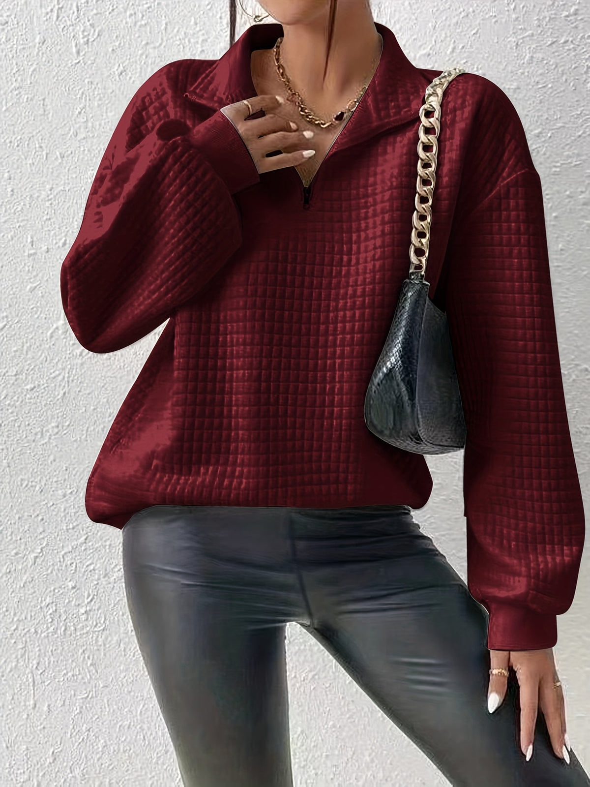 Susanna | Relaxed Quarter-Zip Pullover Image
