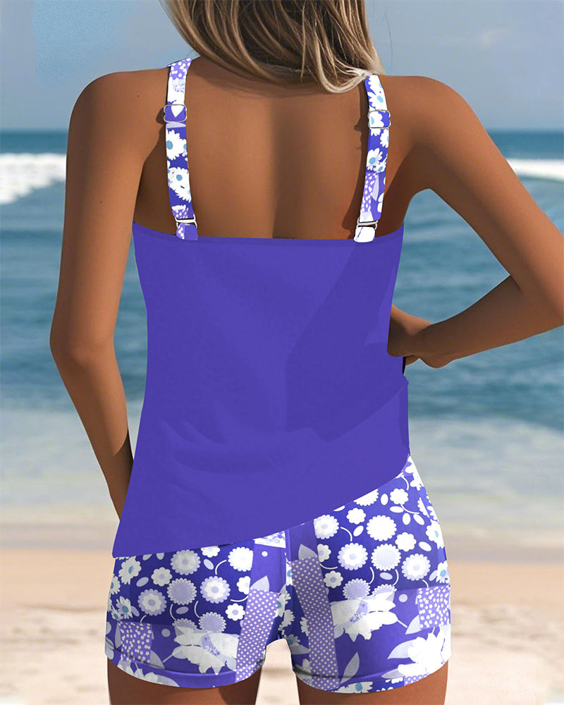 Stella | Trendy Printed Swimsuit Set Image