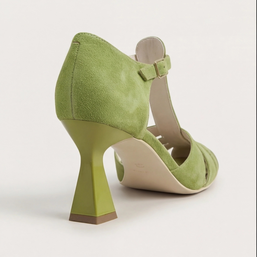 Rebecca | Classic Close Toe Strap Heels Image