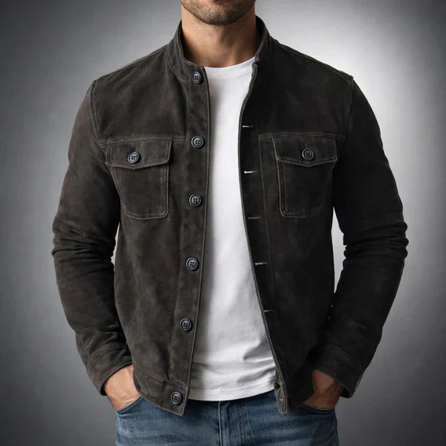 Jacob | Classic Pocket Suede Jacket Image