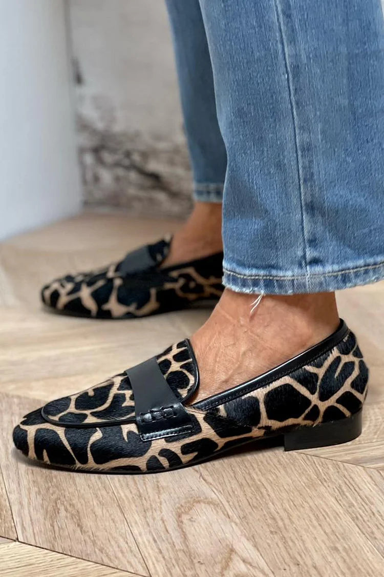 Myrtle | Elegant Animal Print Loafer Image