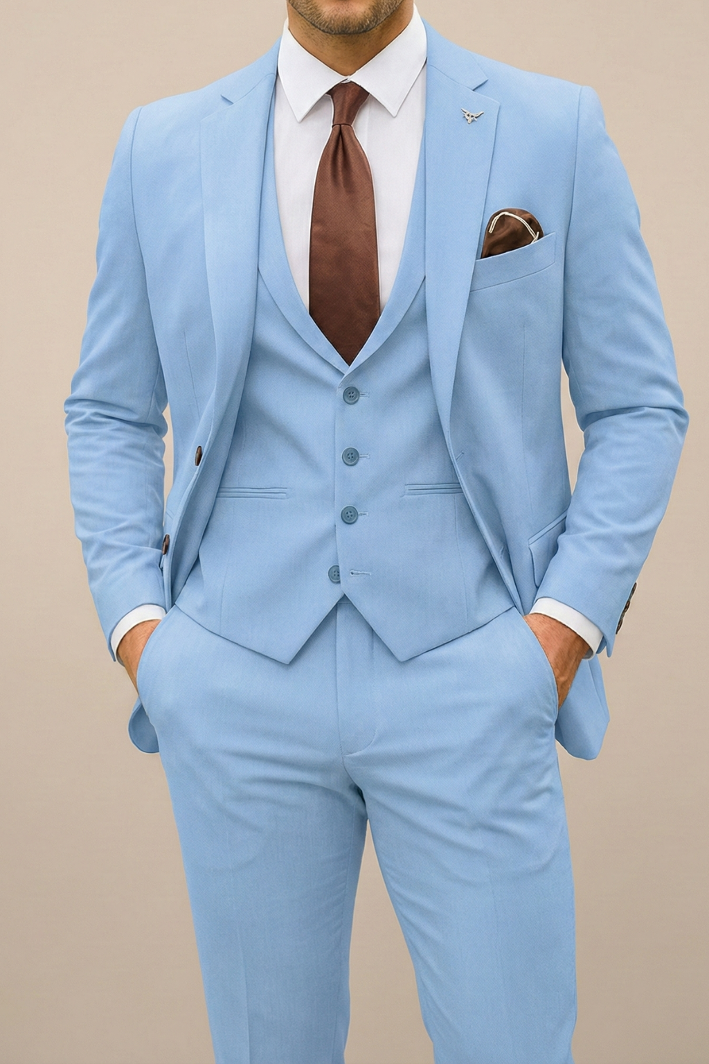 Frederick | Tailored Modern Three Piece Suit Image
