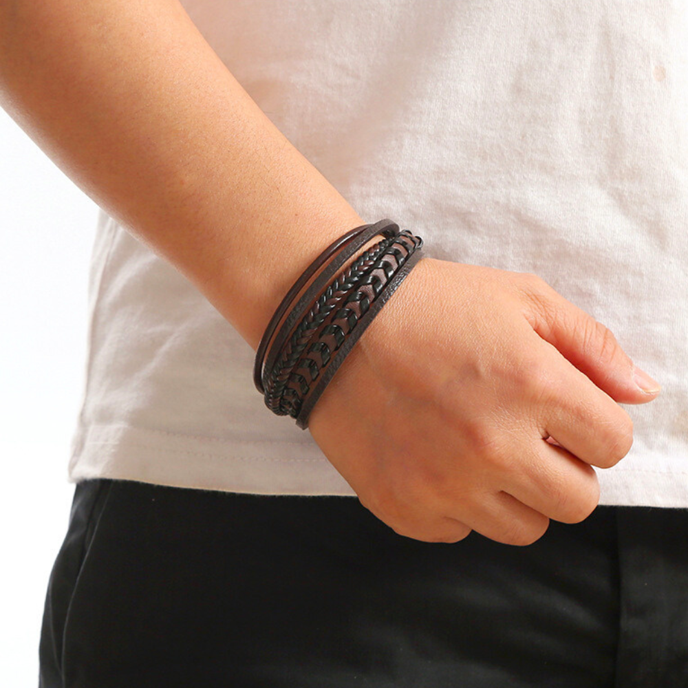 Nolan | Braided Viking Bracelet