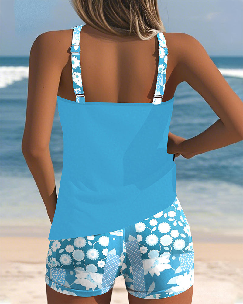 Stella | Trendy Printed Swimsuit Set Image