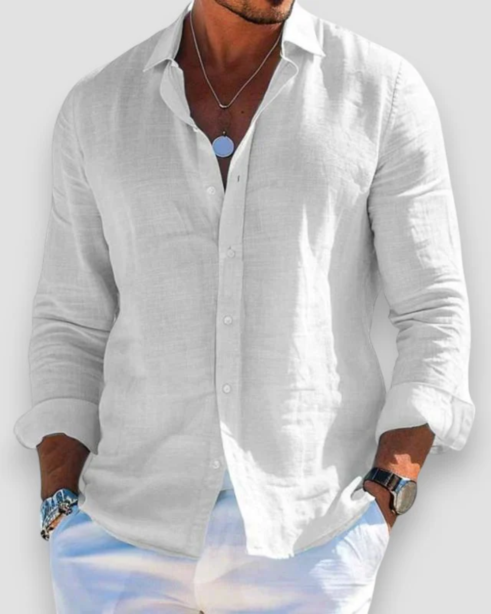 Connor | Casual Summer Long Sleeve Shirt Image