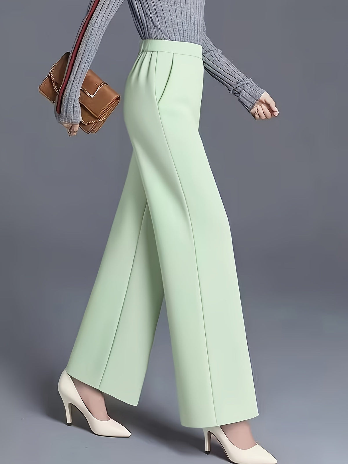Josie | High-Waisted Wide-Leg Pants Image