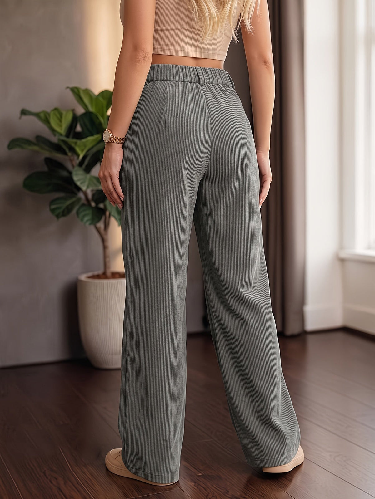 Beatrix | High-Waist Wide-Leg Trousers Image