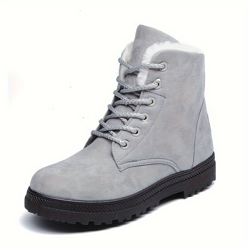 Elsa | Cozy Lace-Up Ankle Boots Image